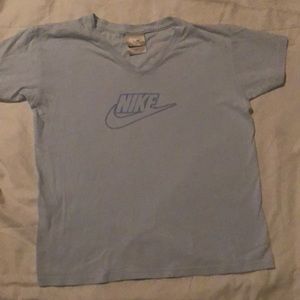 Nike light blue shirt